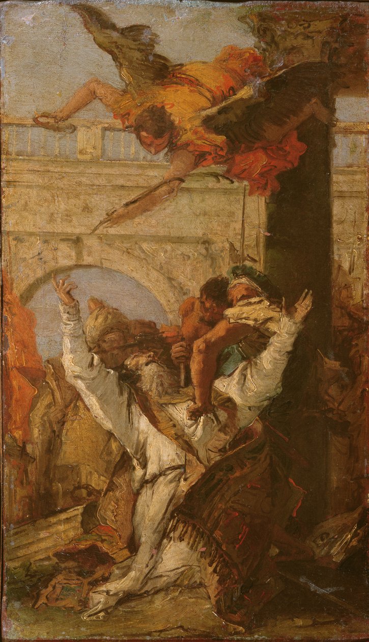 Umučení svatého Jana, biskupa z Bergama od Giovanni Battista Tiepolo