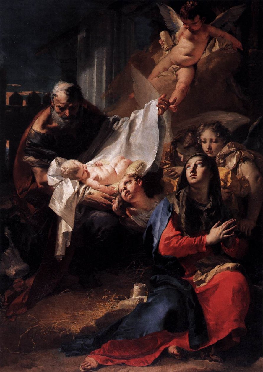 Narození od Giovanni Battista Tiepolo
