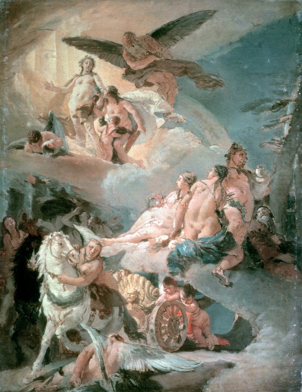 Phaethon a Apollo od Giovanni Battista Tiepolo