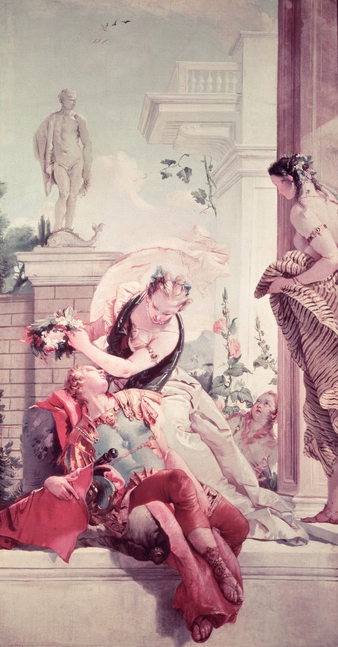 Rinaldo a Armida od Giovanni Battista Tiepolo