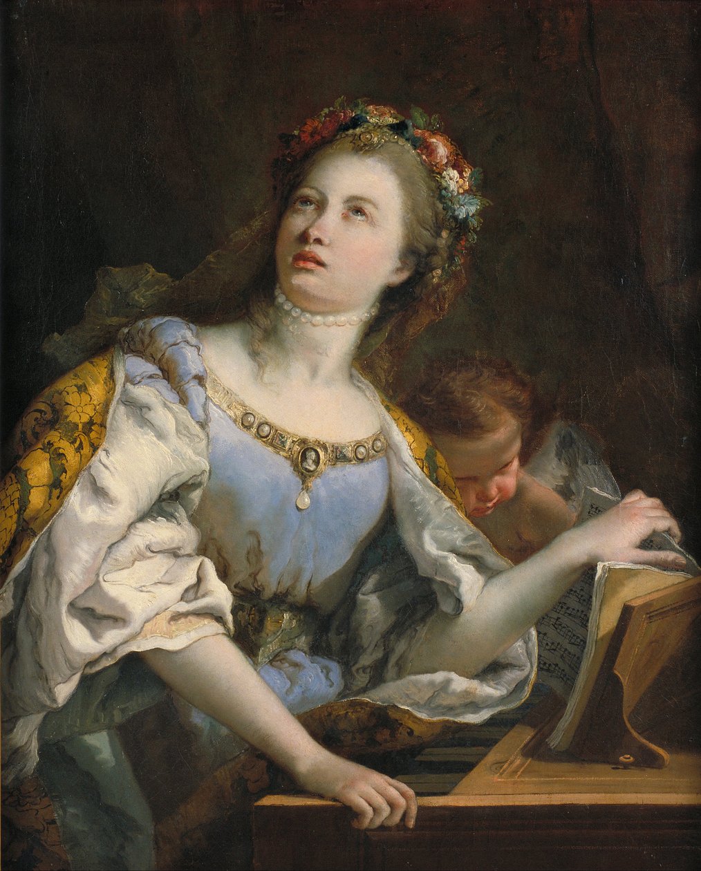 Svatá Cecílie od Giovanni Battista Tiepolo