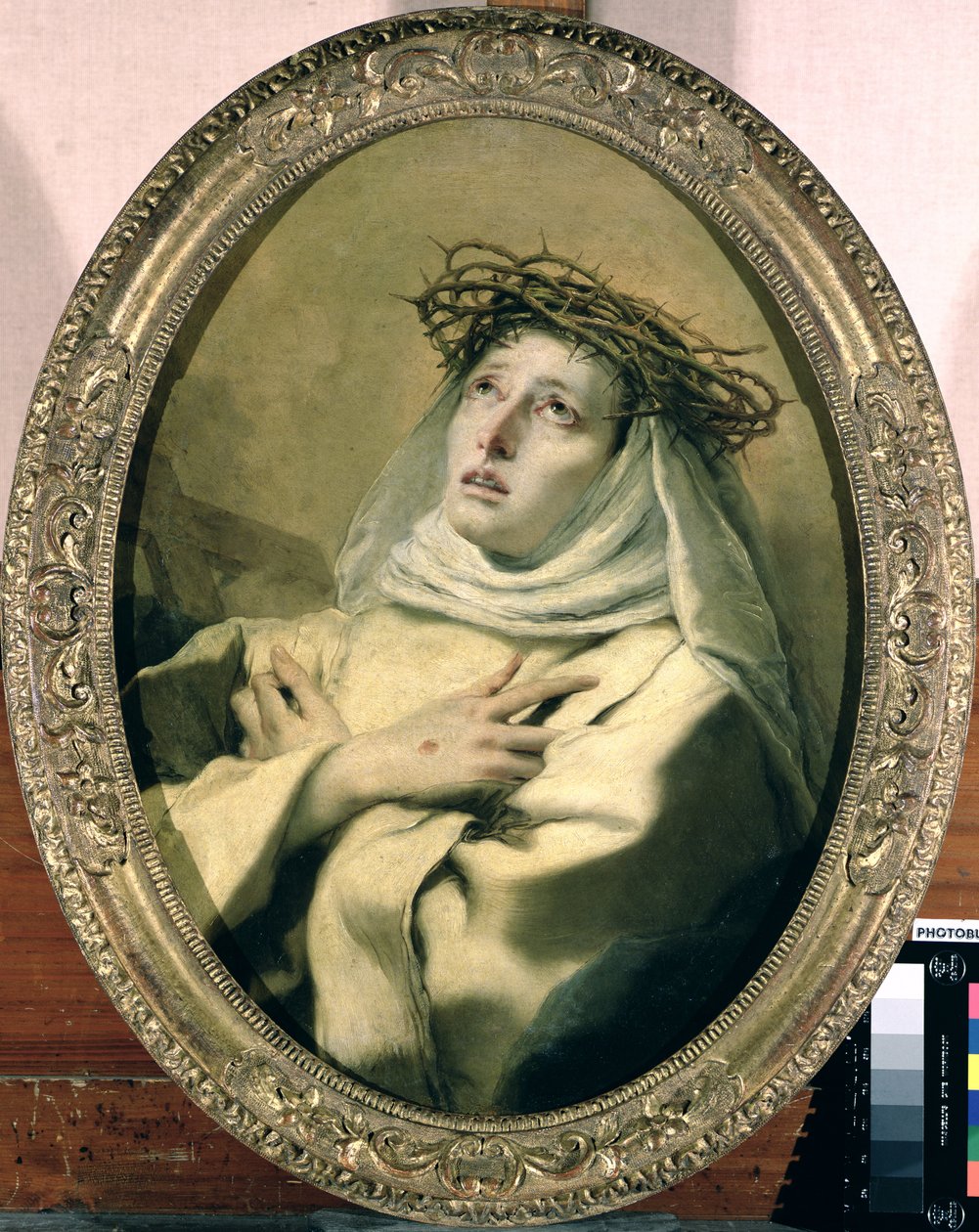 Svatá Kateřina Sienská (1347-80), kolem 1746 od Giovanni Battista Tiepolo