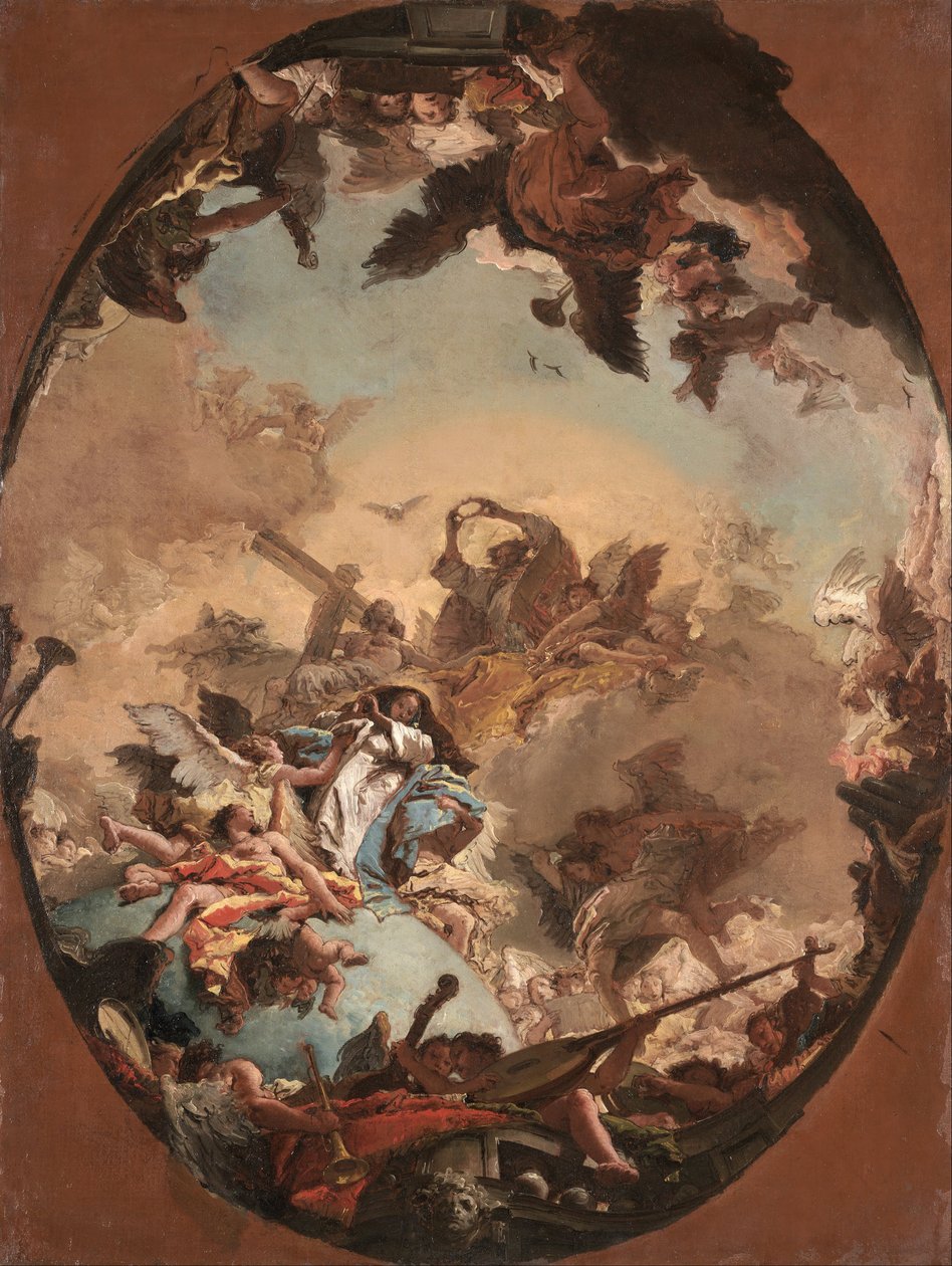 Korunovace Panny Marie od Giovanni Battista Tiepolo