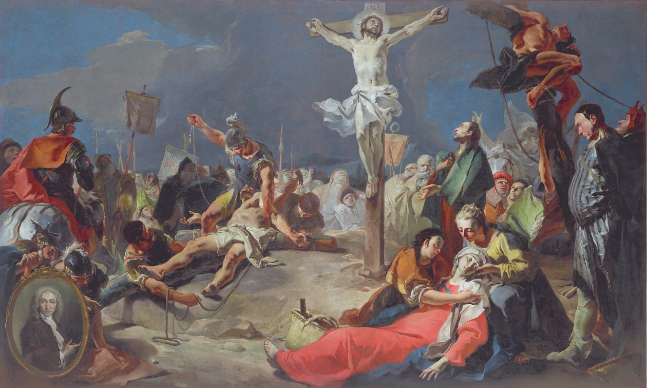 Ukřižování, 1724-25 od Giovanni Battista Tiepolo