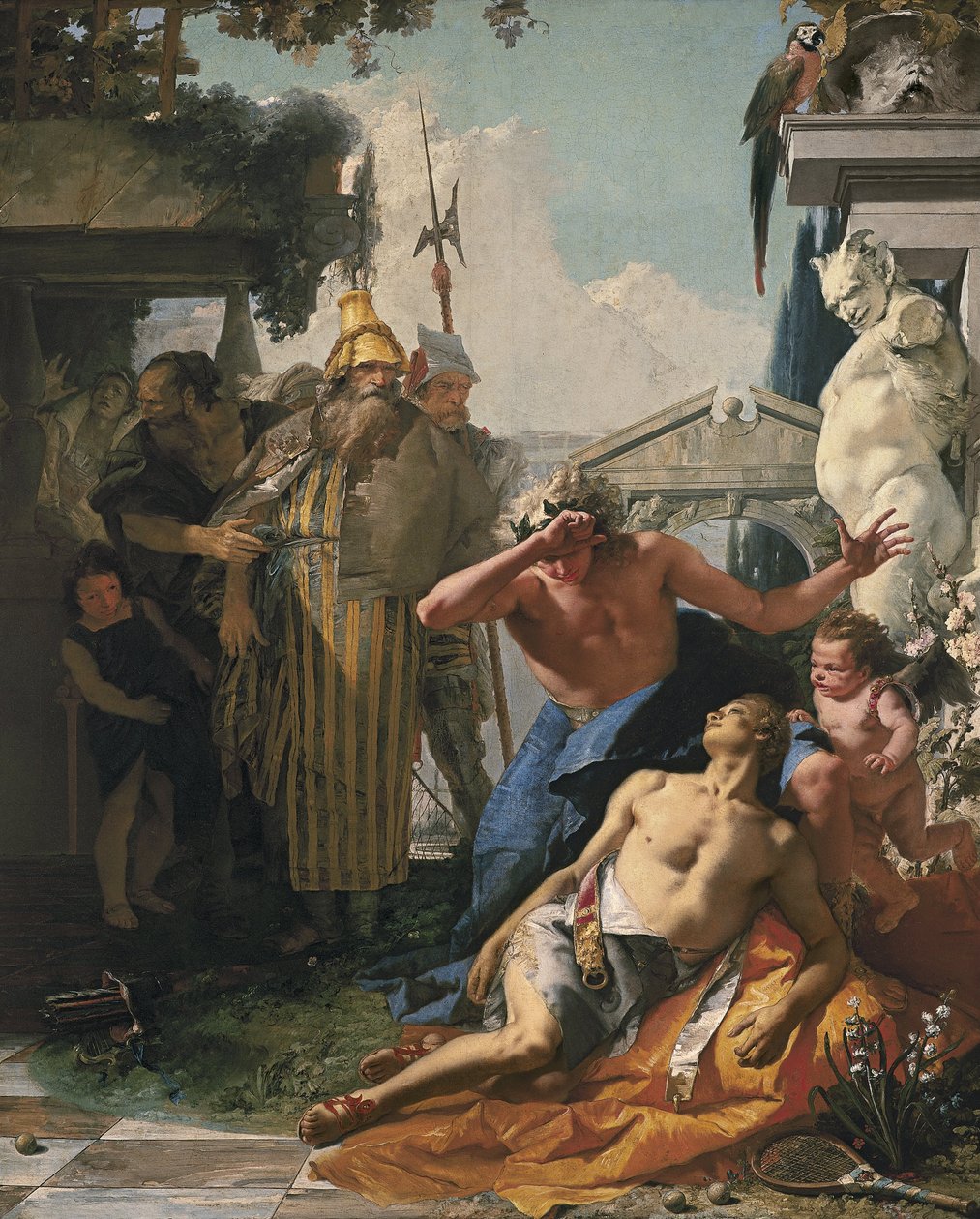 Smrt Hyacinthus od Giovanni Battista Tiepolo