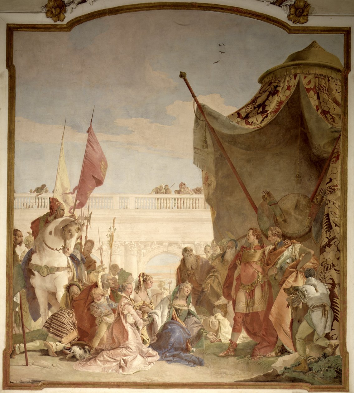 Rodina Dareia před Alexandrem od Giovanni Battista Tiepolo