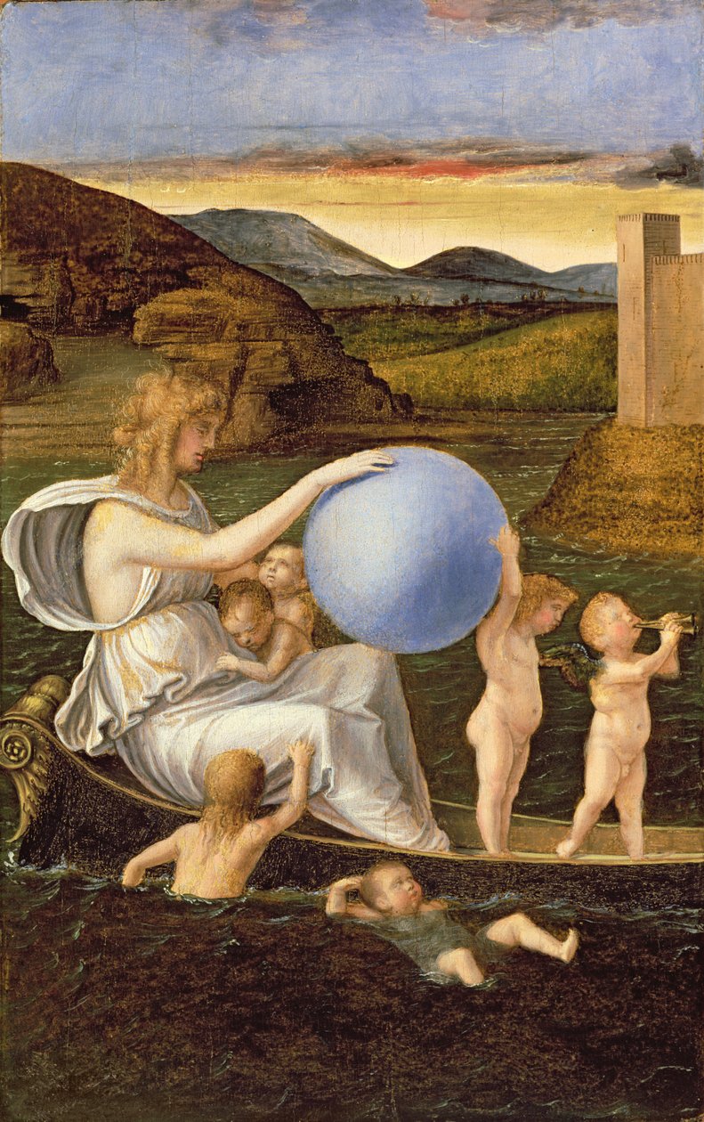 Alegorie měnícího se štěstí nebo melancholie od Giovanni Bellini