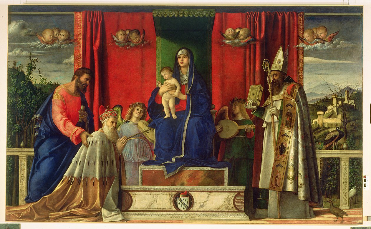 Madona s dítětem (Barbarigo Altarpiece) 1488 od Giovanni Bellini