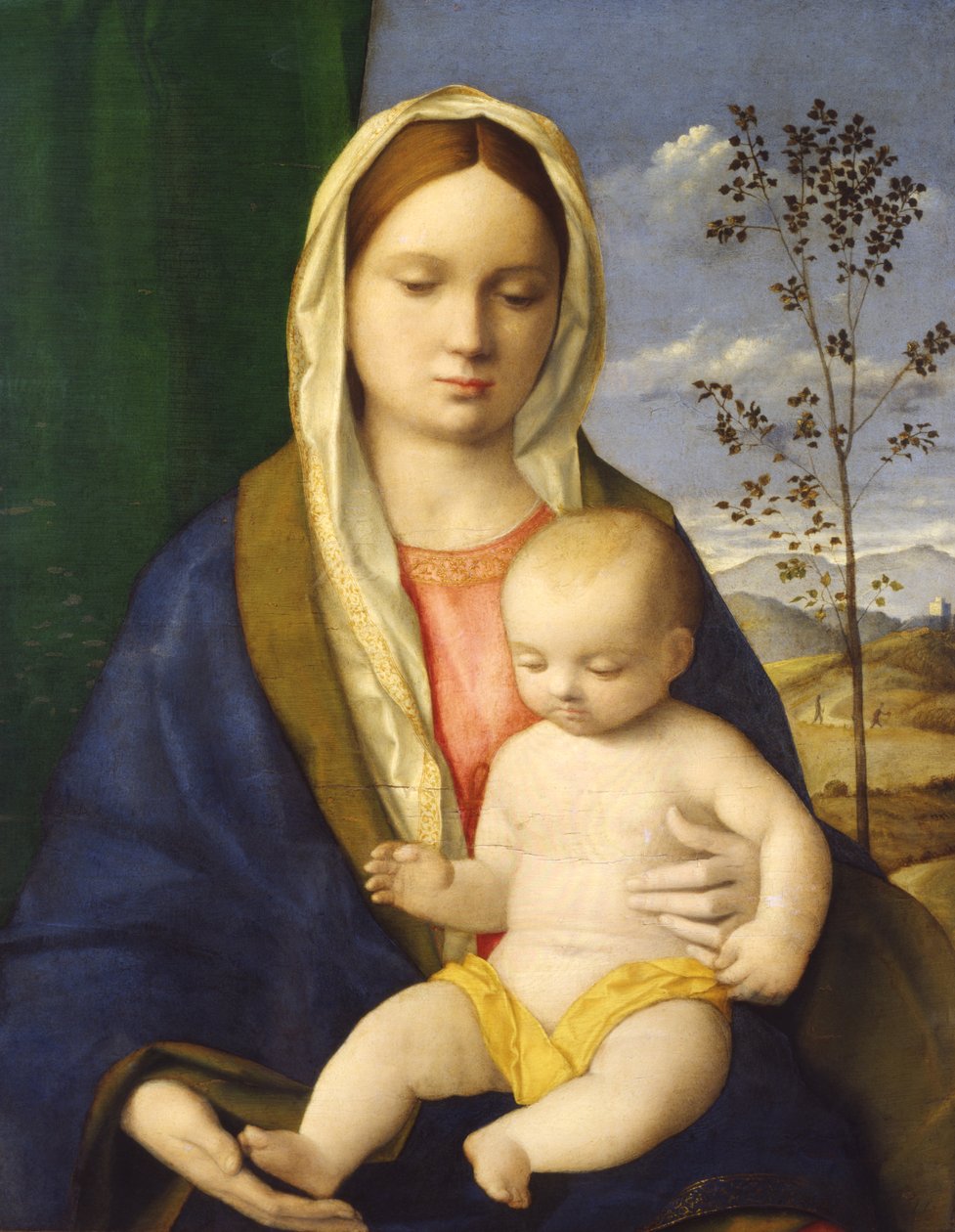 Madonna a dítě, kolem roku 1510 od Giovanni Bellini