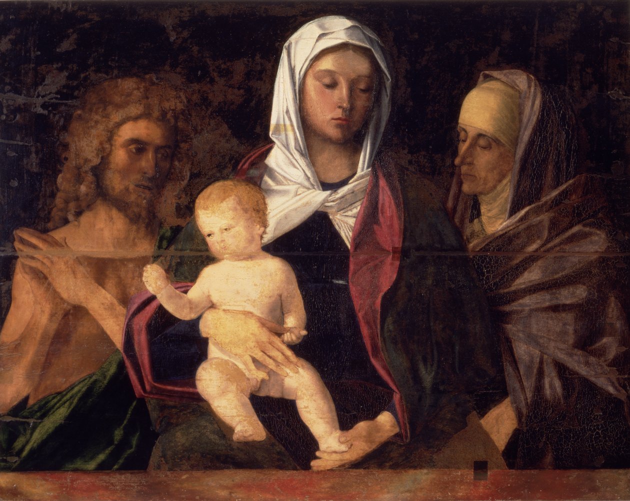 Madona s dítětem se sv. Janem Křtitelem a sv. Annou (panel) od Giovanni Bellini