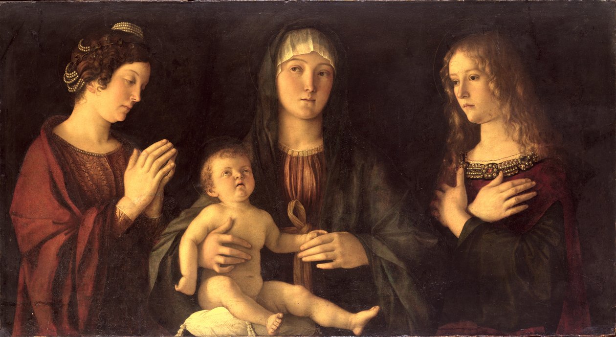 Madona s dítětem se svatou Marií Magdalenou a svatou Kateřinou od Giovanni Bellini