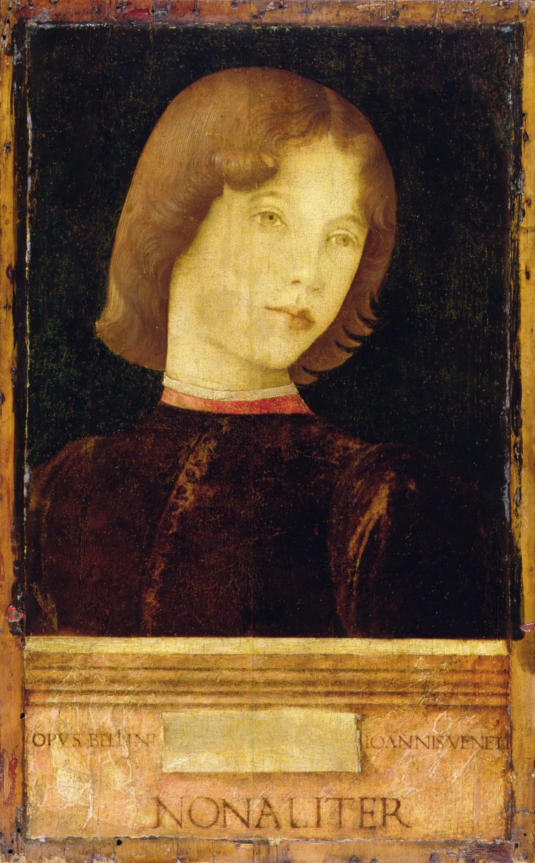 Portrét chlapce, cca 1470 (tempera na panelu) od Giovanni Bellini