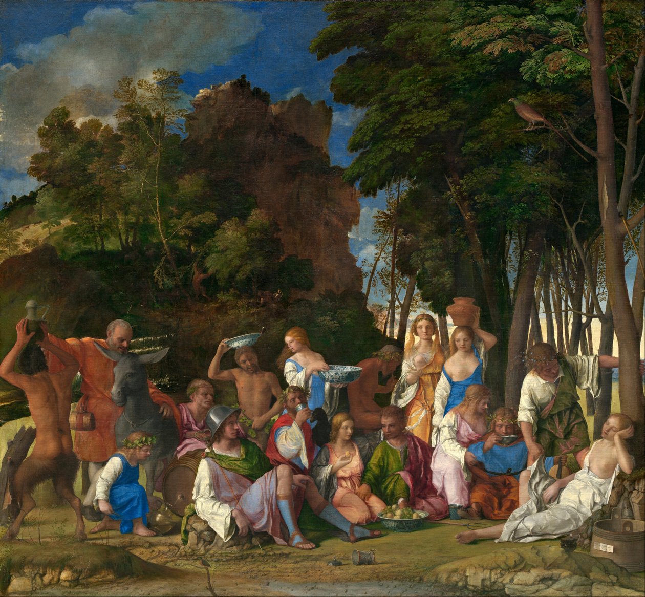 Svátek bohů od Giovanni Bellini