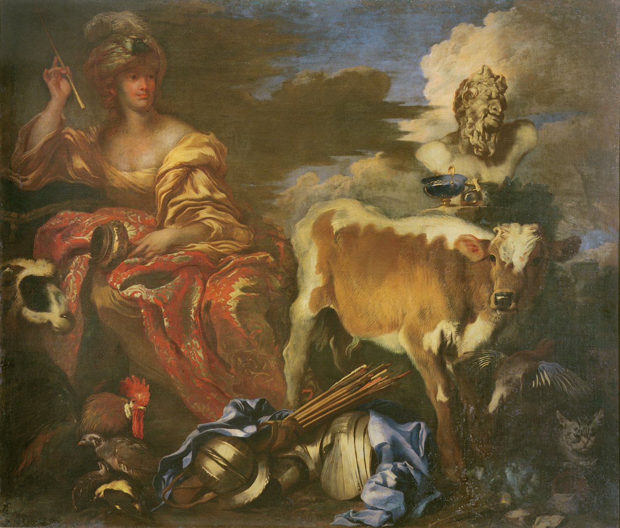 Circe, kolem roku 1653 od Giovanni Benedetto Castiglione