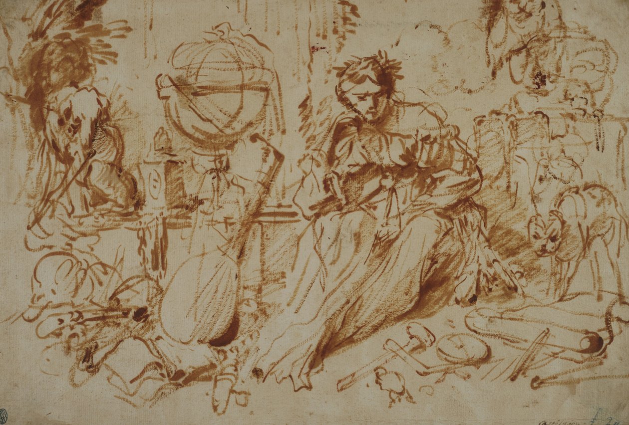 Melancholie od Giovanni Benedetto Castiglione