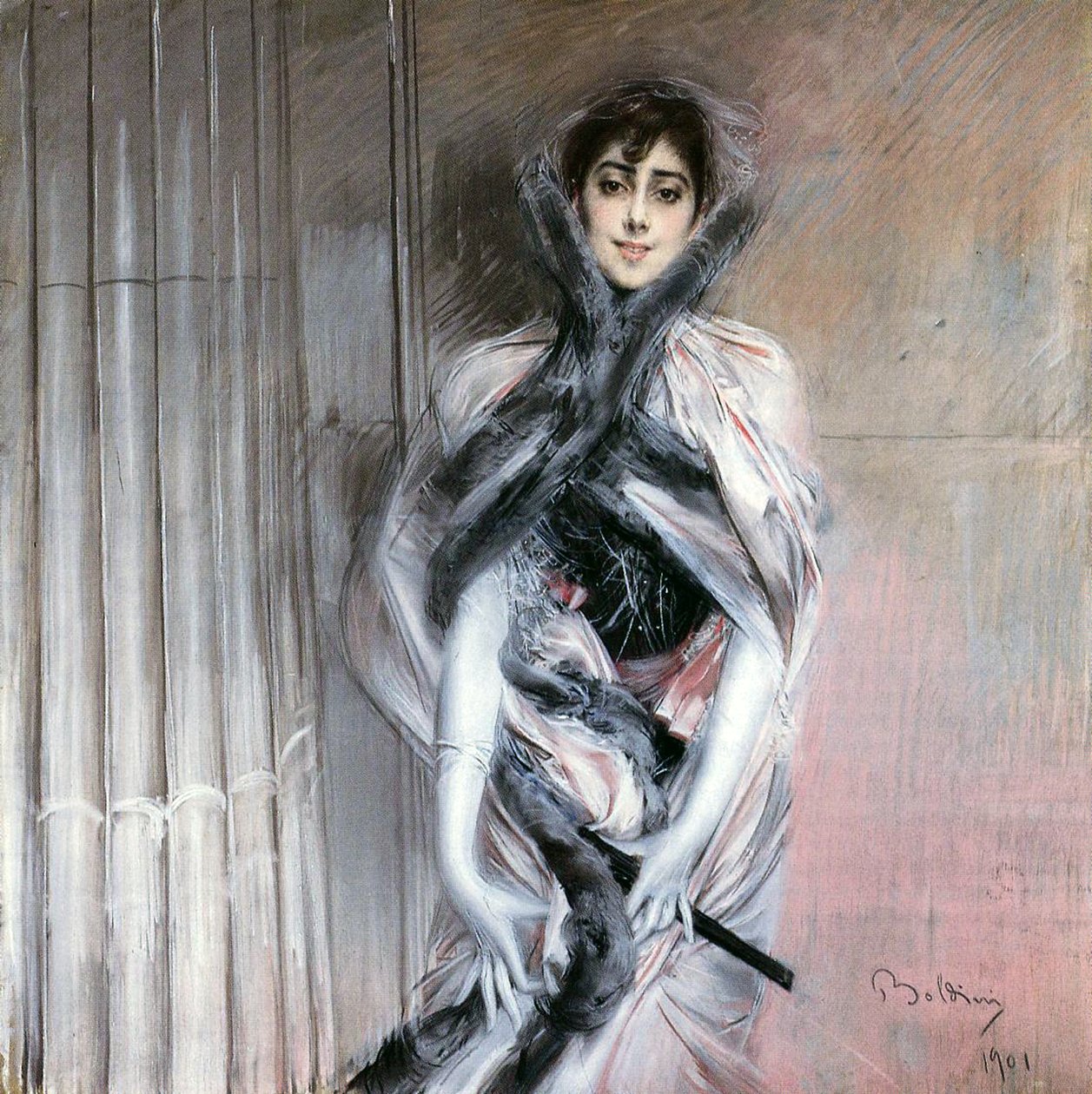 Emiliana Concha de Ossa, 1901 (pastel na plátně) od Giovanni Boldini