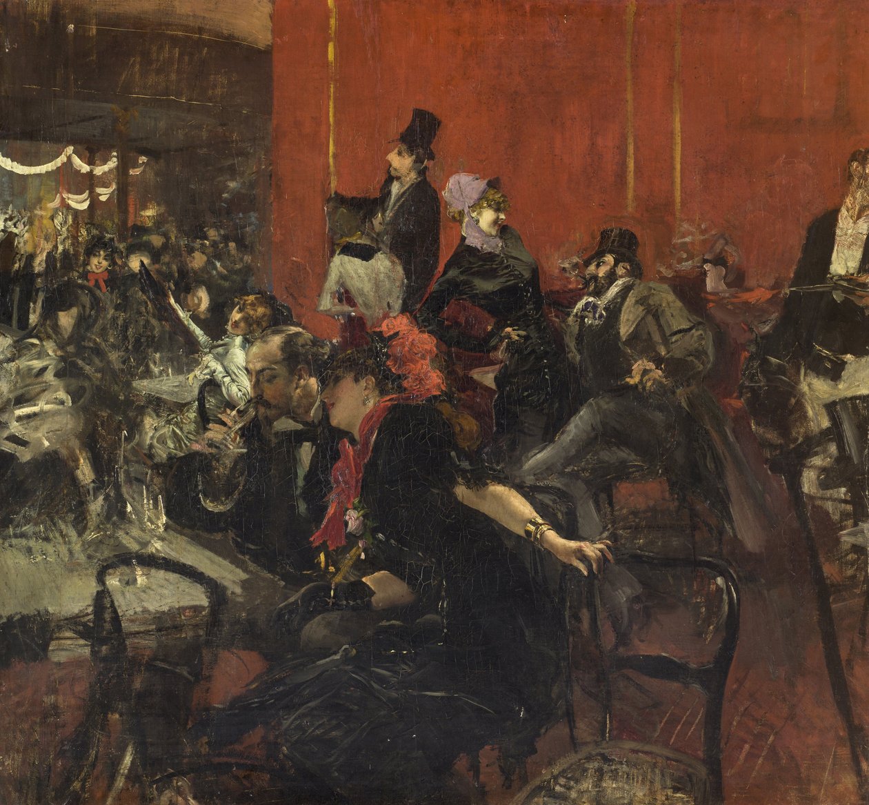 Hodová scéna od Giovanni Boldini