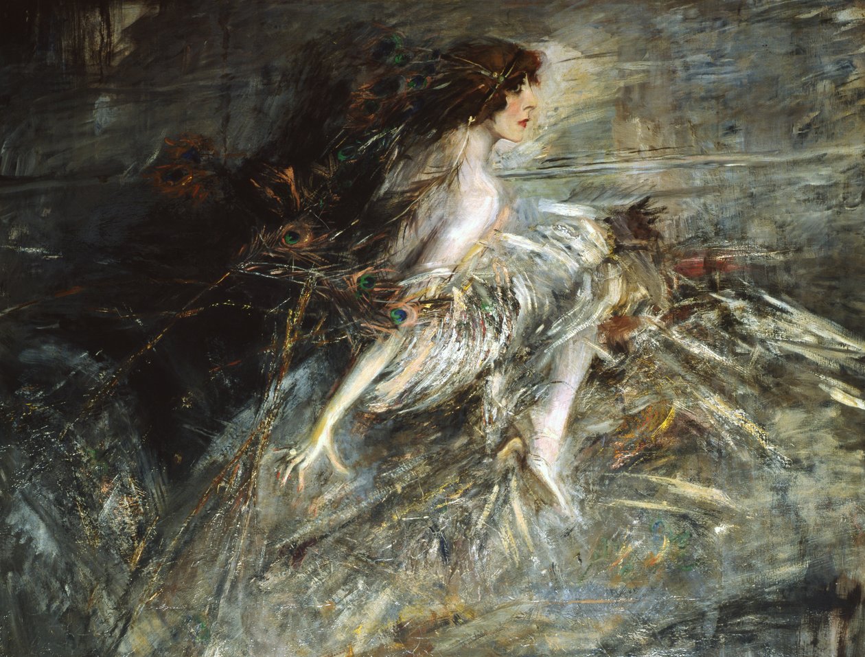Portrét Marchesy Casati od Giovanni Boldini