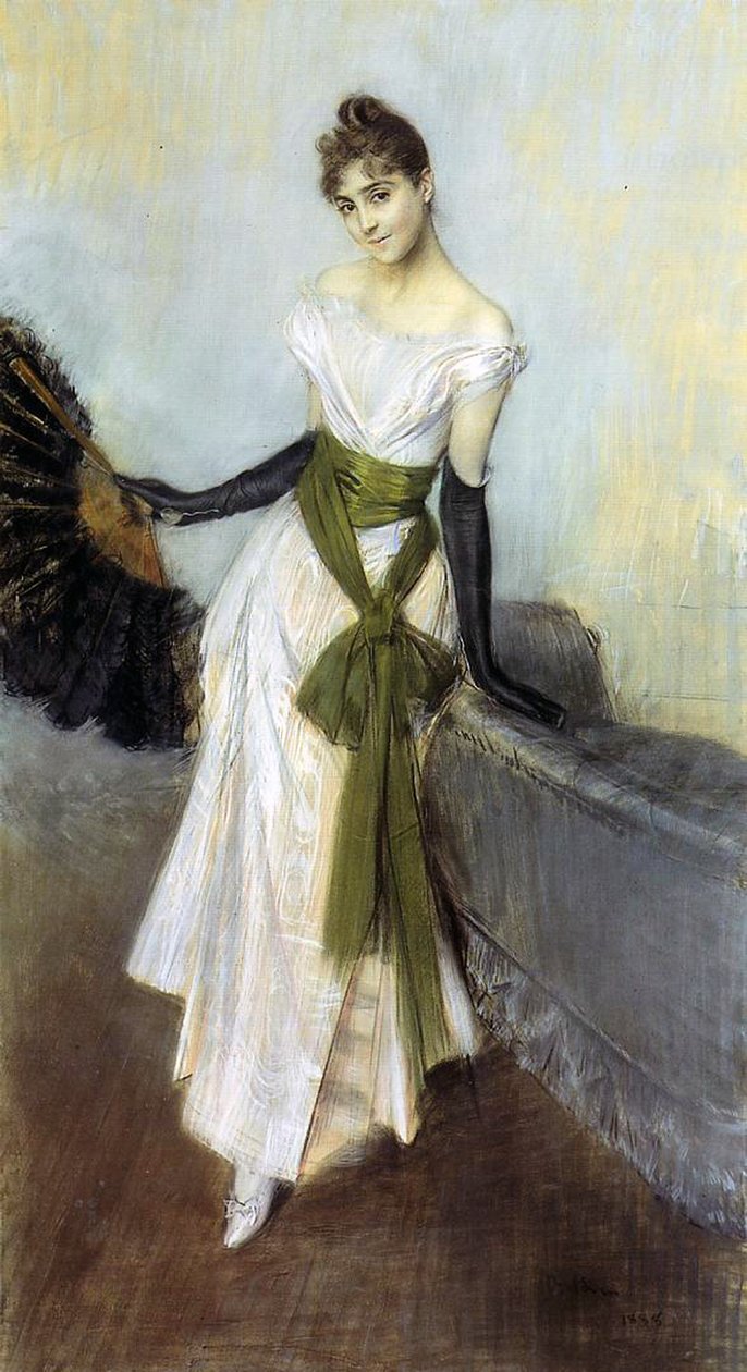 Signorina Concha de Ossa, 1888 (pastel na plátně) od Giovanni Boldini