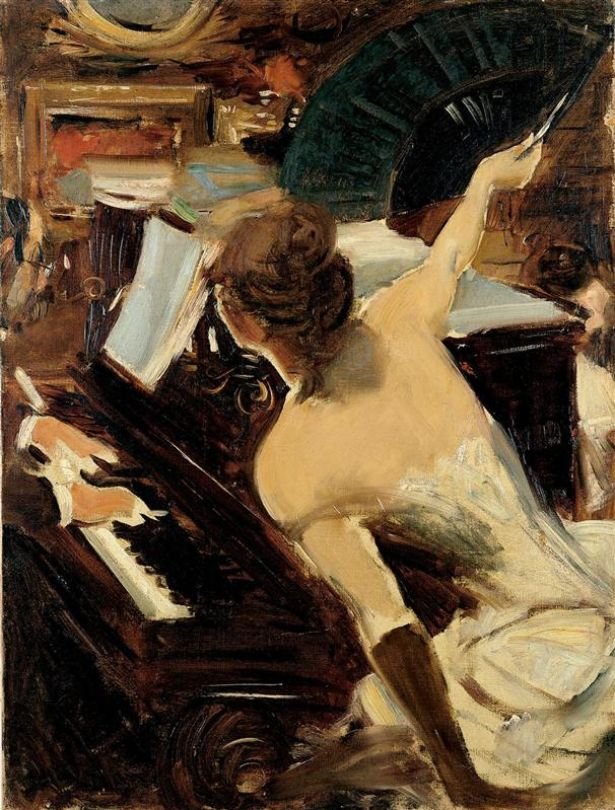 Zpěvačka Mondony od Giovanni Boldini