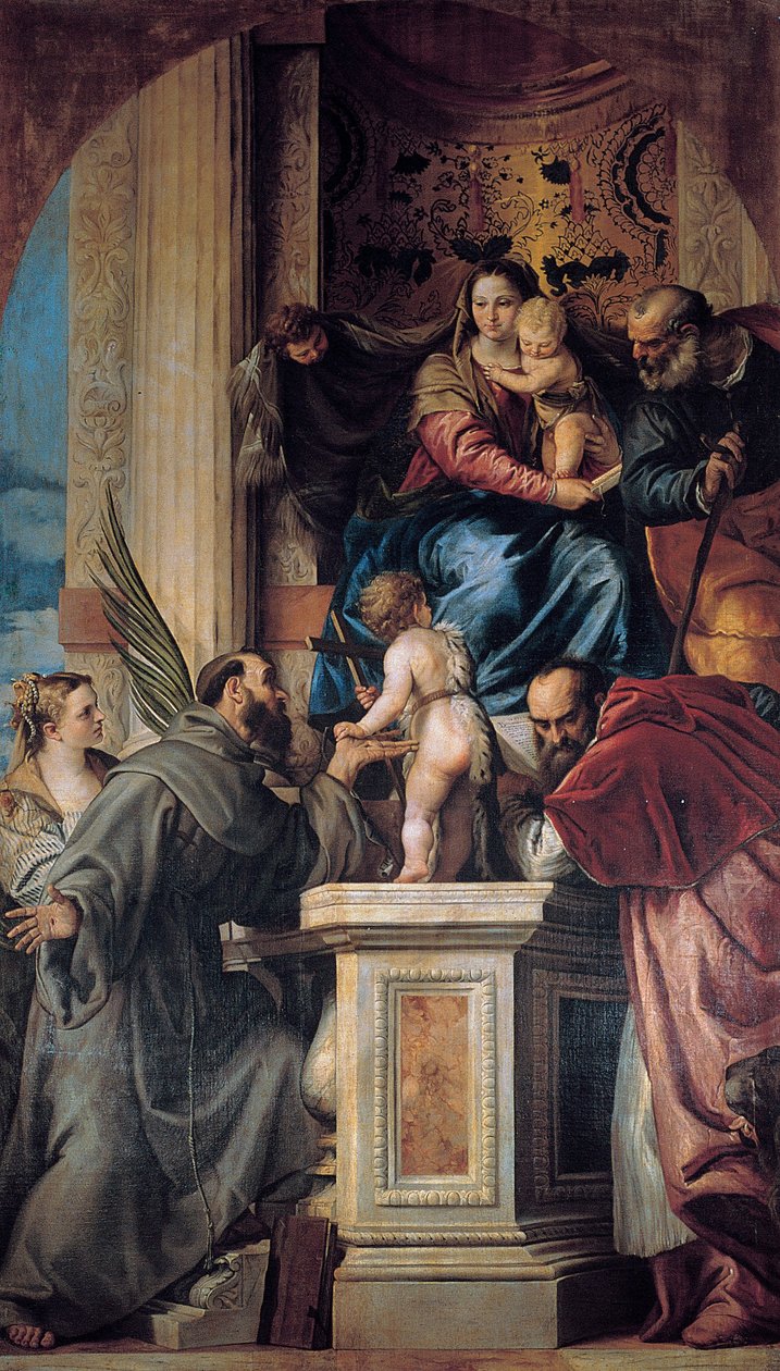 Madona s dítětem a svatými od Giovanni Battista Bonacina