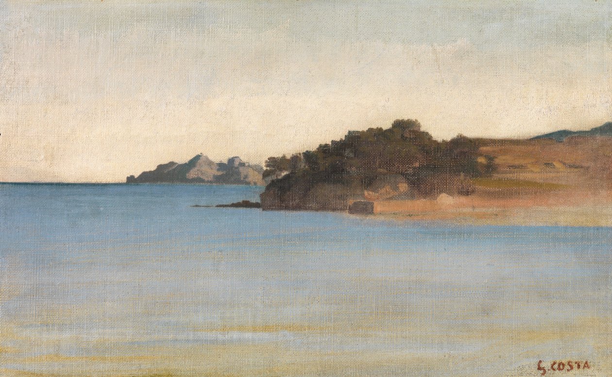 Portofino, kolem roku 1858 od Giovanni Costa