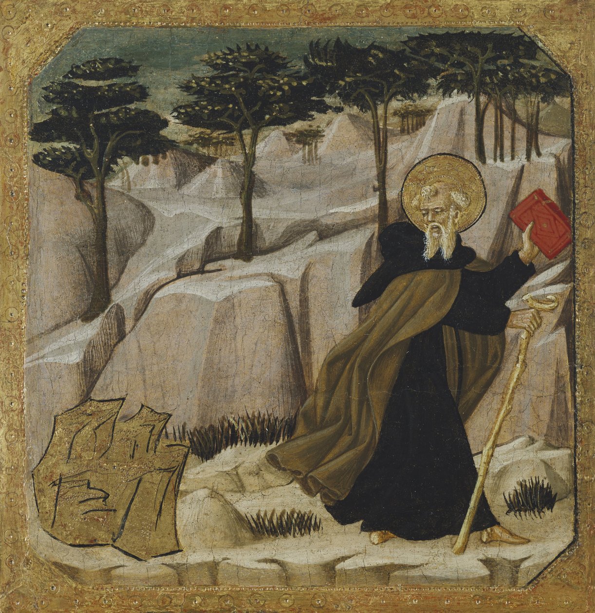 Opat svatý Antonín pokoušen zlatem od Giovanni Di Ser Giovanni Guidi