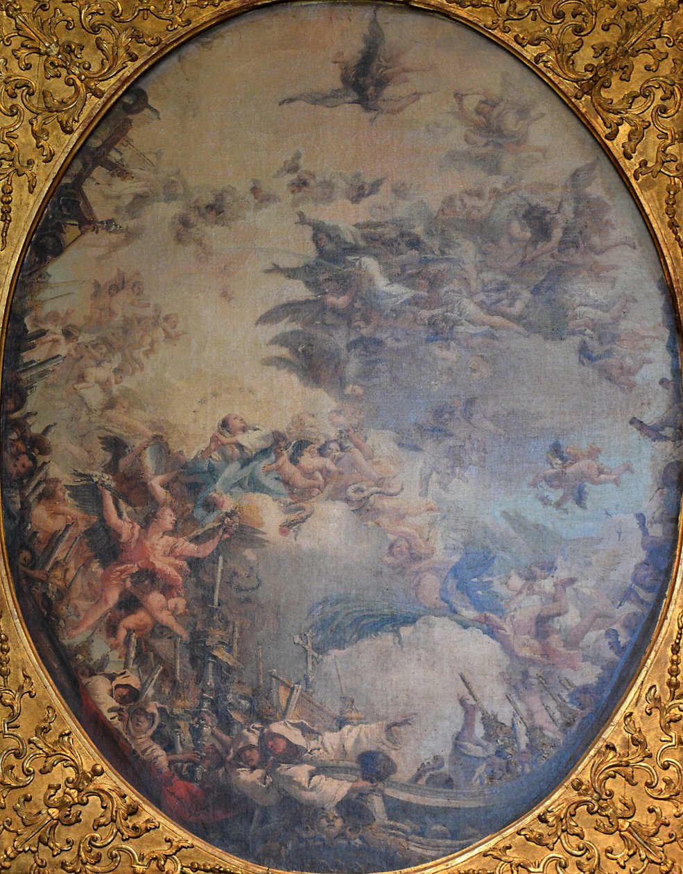 Triumf náboženství od Giovanni Domenico Tiepolo
