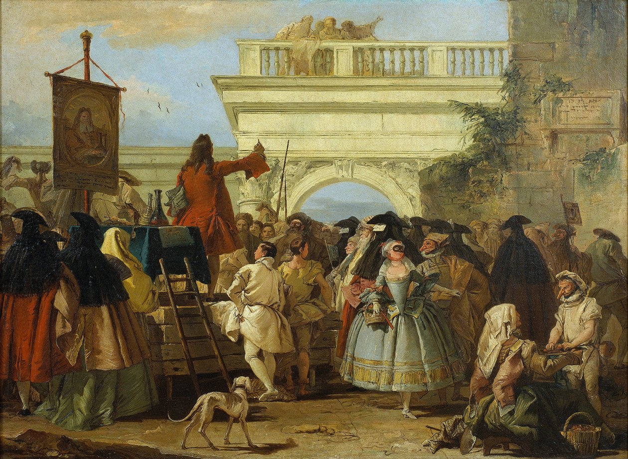 Šarlatán od Giovanni Domenico Tiepolo
