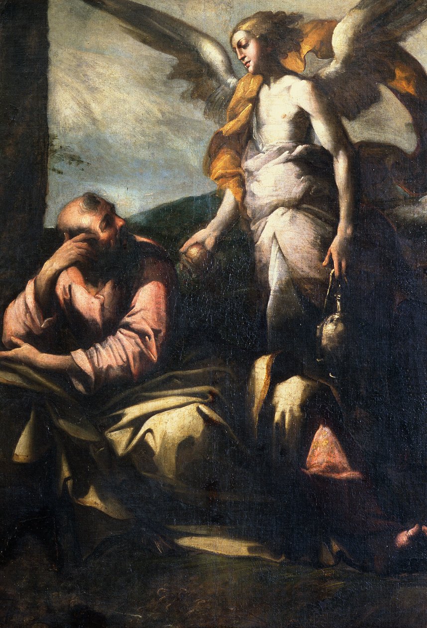 Eliáše navštívil anděl od Giovanni Donducci