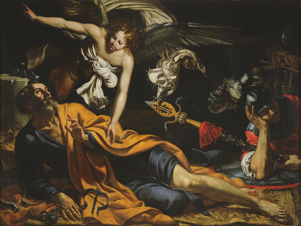 Svatý Petr uvězněn od Giovanni Francesco Guerrieri