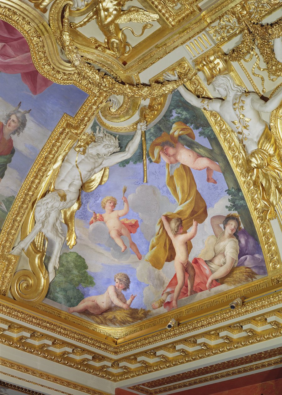 Alegorie léta, 1655-58 (nástěnná malba) od Giovanni Francesco Romanelli
