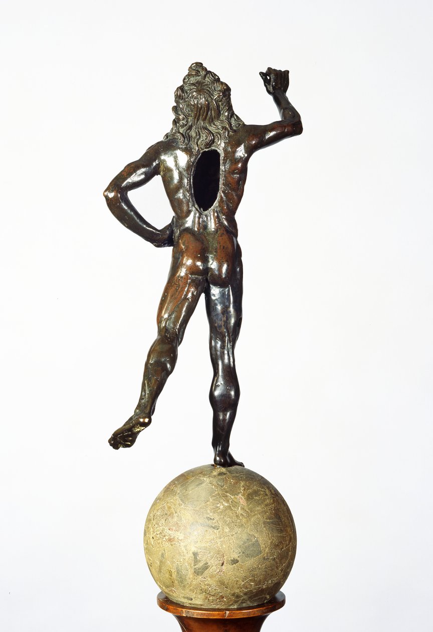 Merkur v letu, kolem roku 1515 (slitina mědi, brekcie a dřevo) od Giovanni Francesco Rustici