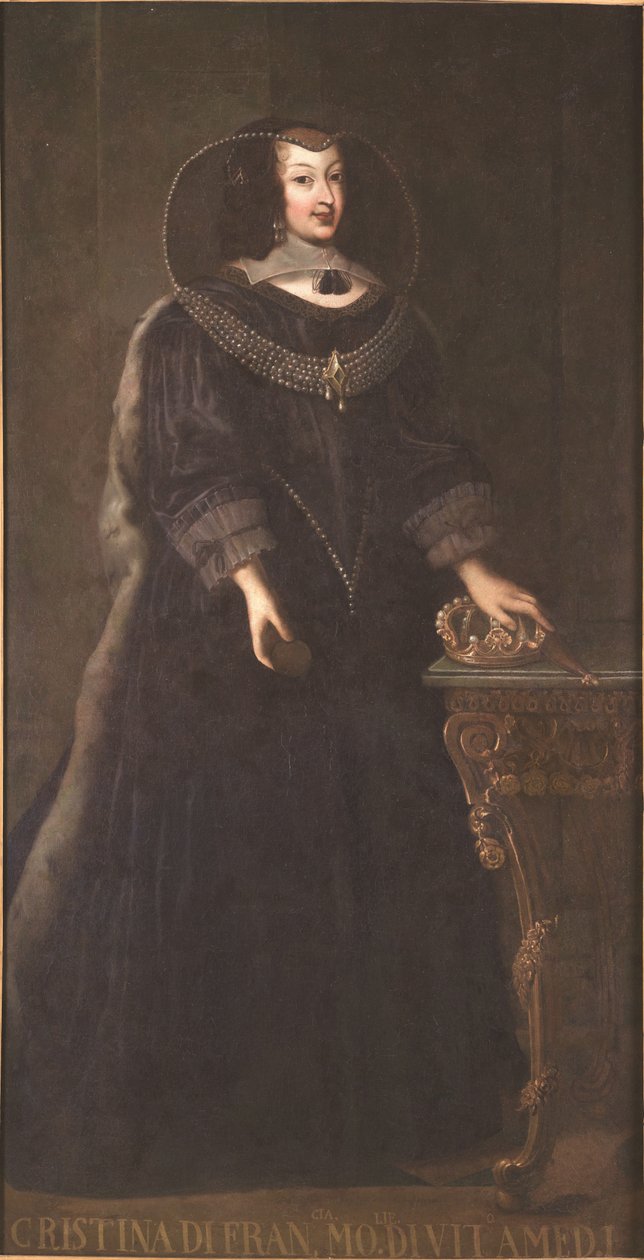 Portrét Christiny Francie od Giovanni Panealbo or Panalbo