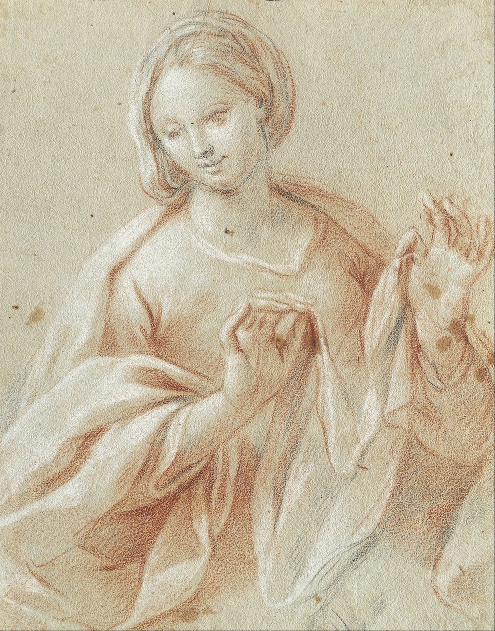 Studium pro Madonnu od Giovanni Paolo Melchiori
