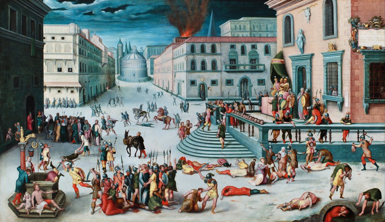 Filozof Diogenes odhodil mísu od Giovanni Paolo Pannini