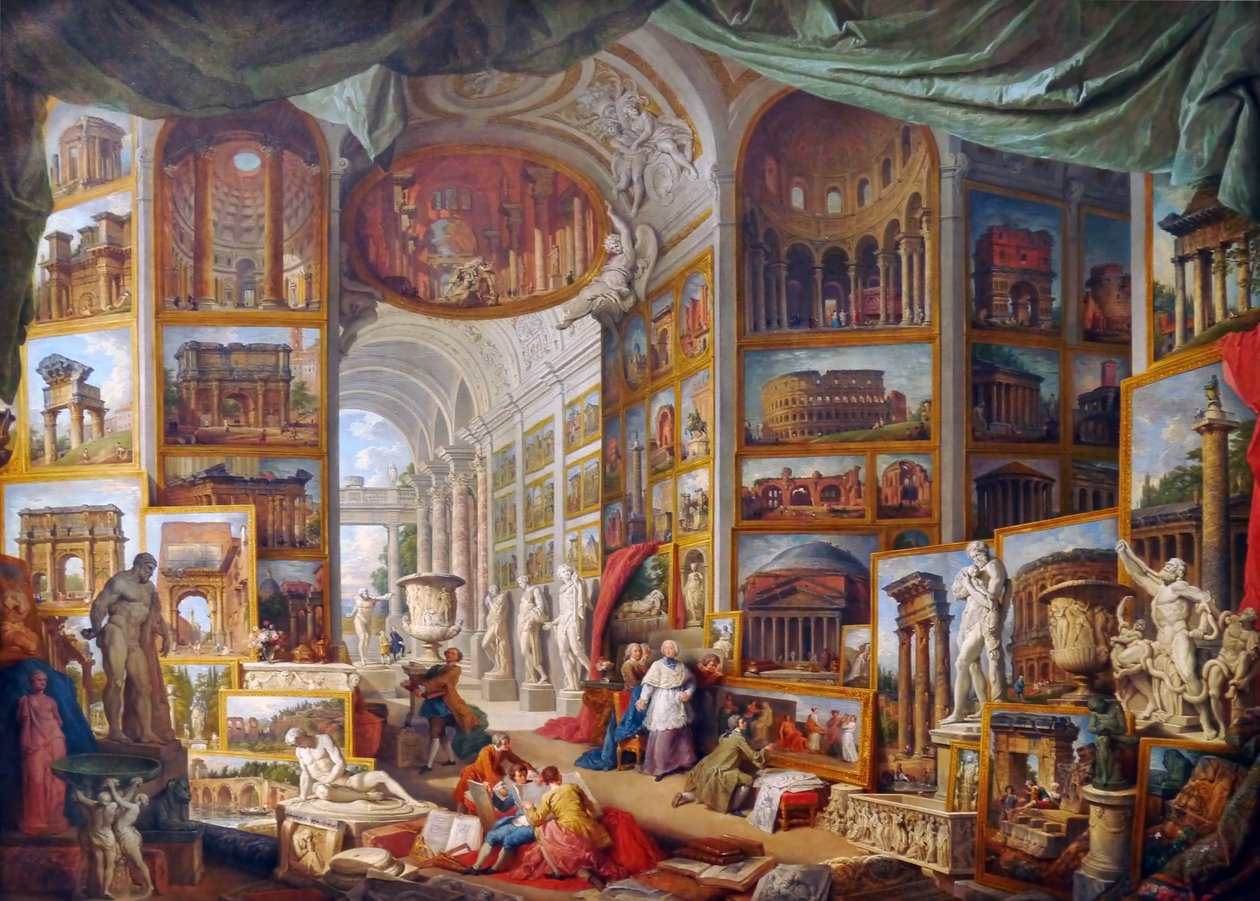 Galerie pohledů na starověký Řím od Giovanni Paolo Pannini