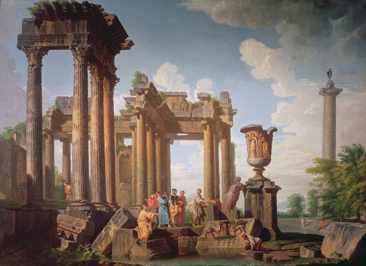 Klasická scéna od Giovanni Paolo Pannini