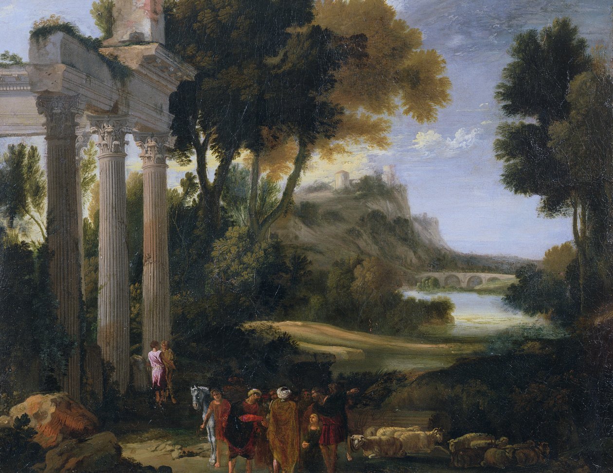 Klasická krajina, 1760 od Giovanni Paolo Pannini