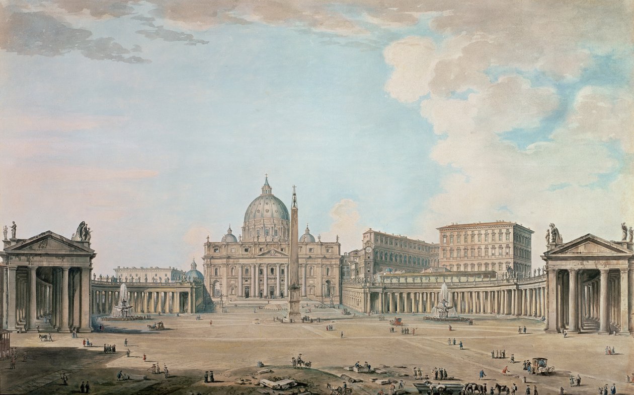 Svatý Petr, Řím od Giovanni Paolo Pannini
