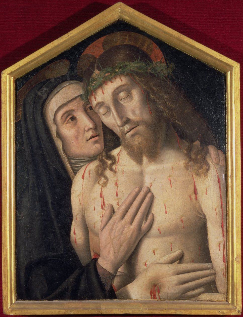 Oplakávání mrtvého Krista od Giovanni Santi or Sanzio