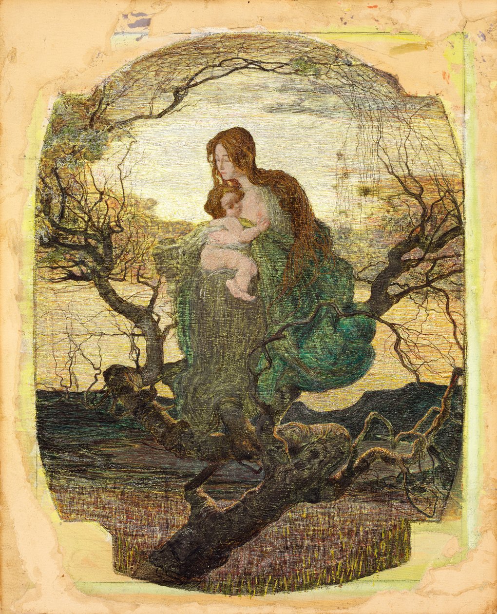 Anděl života od Giovanni Segantini