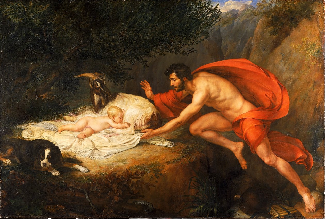 Nález Aesculapius od Giovanni Tognolli