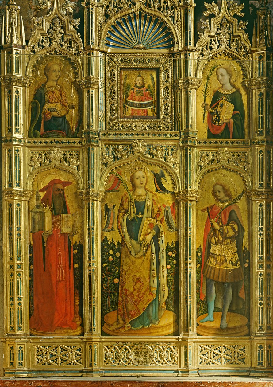 Oltářní obraz sv. Sabiny, 1443 od Giovanni and Antonio da Murano