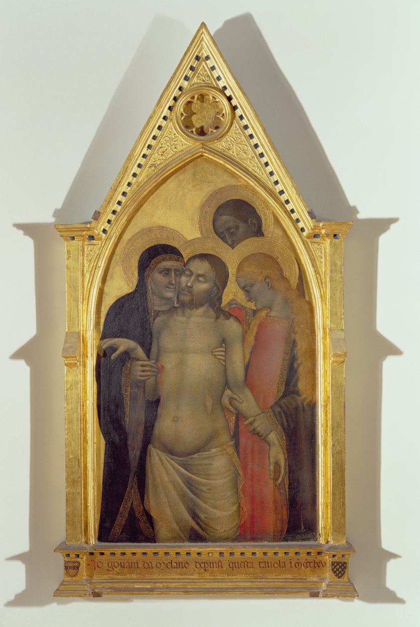 Pieta, 1365 (tempera na panelu) od Giovanni da Milano