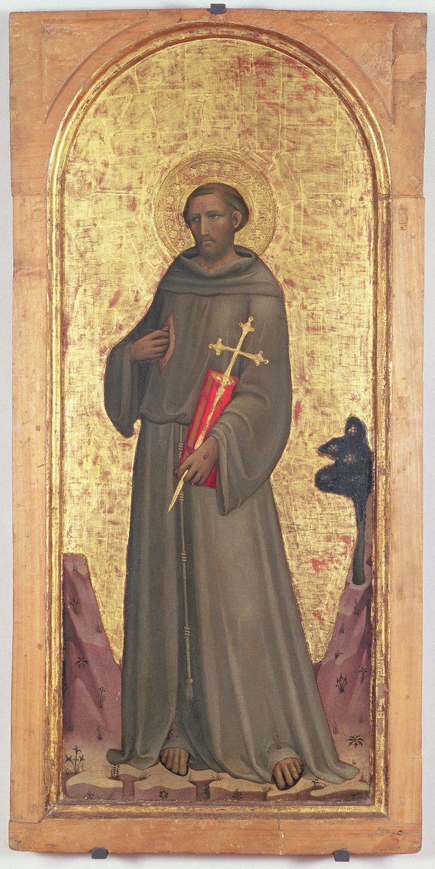 Sv. František (tempera na panelu) od Giovanni dal Ponte