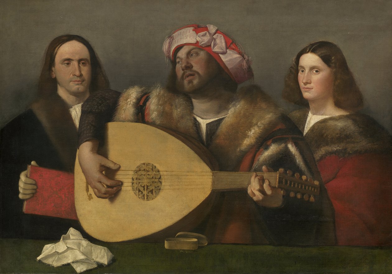 Koncert, kolem 1518-20 od Giovanni de Busi Cariani