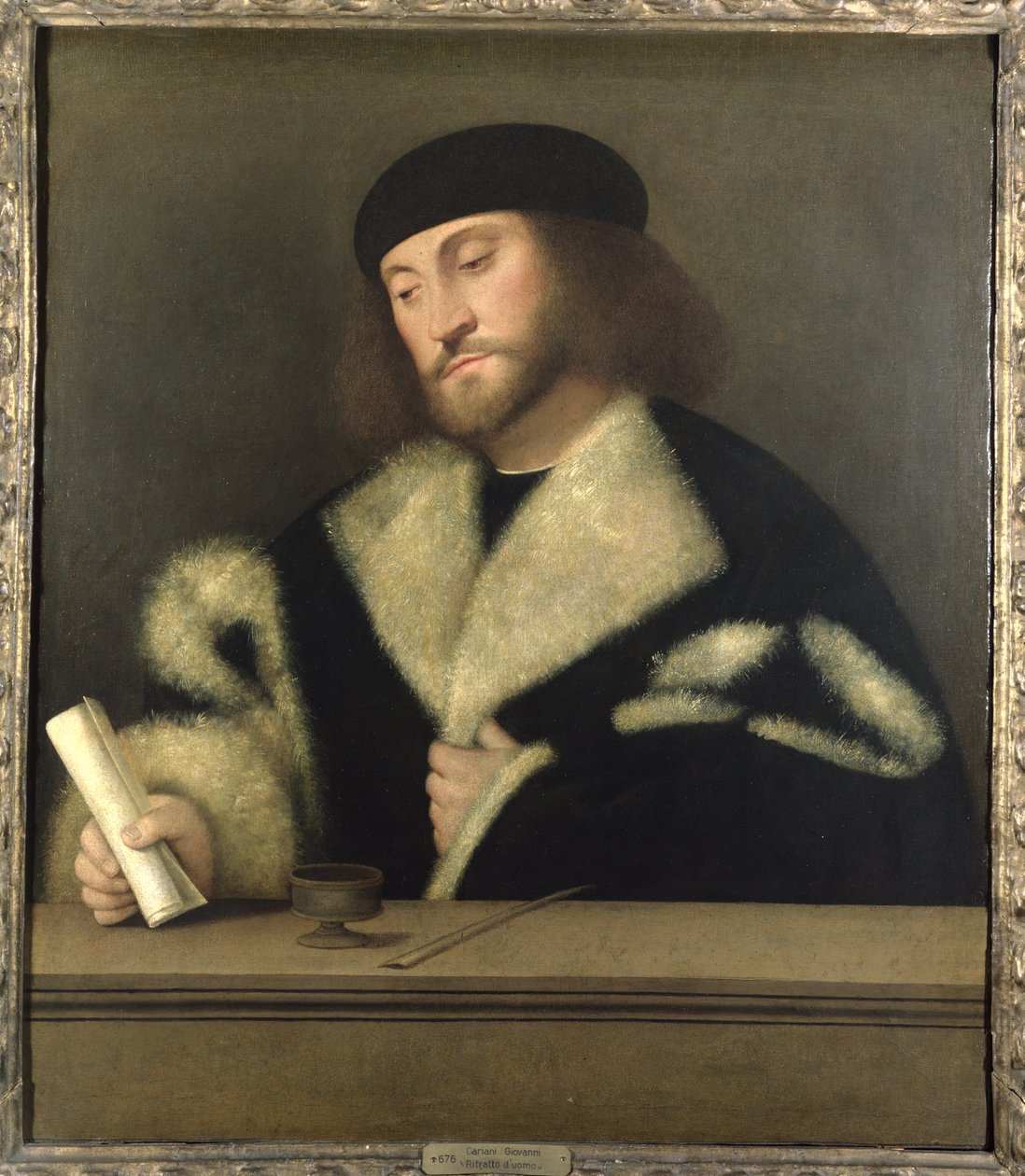 Portrét muže od Giovanni de Busi Cariani