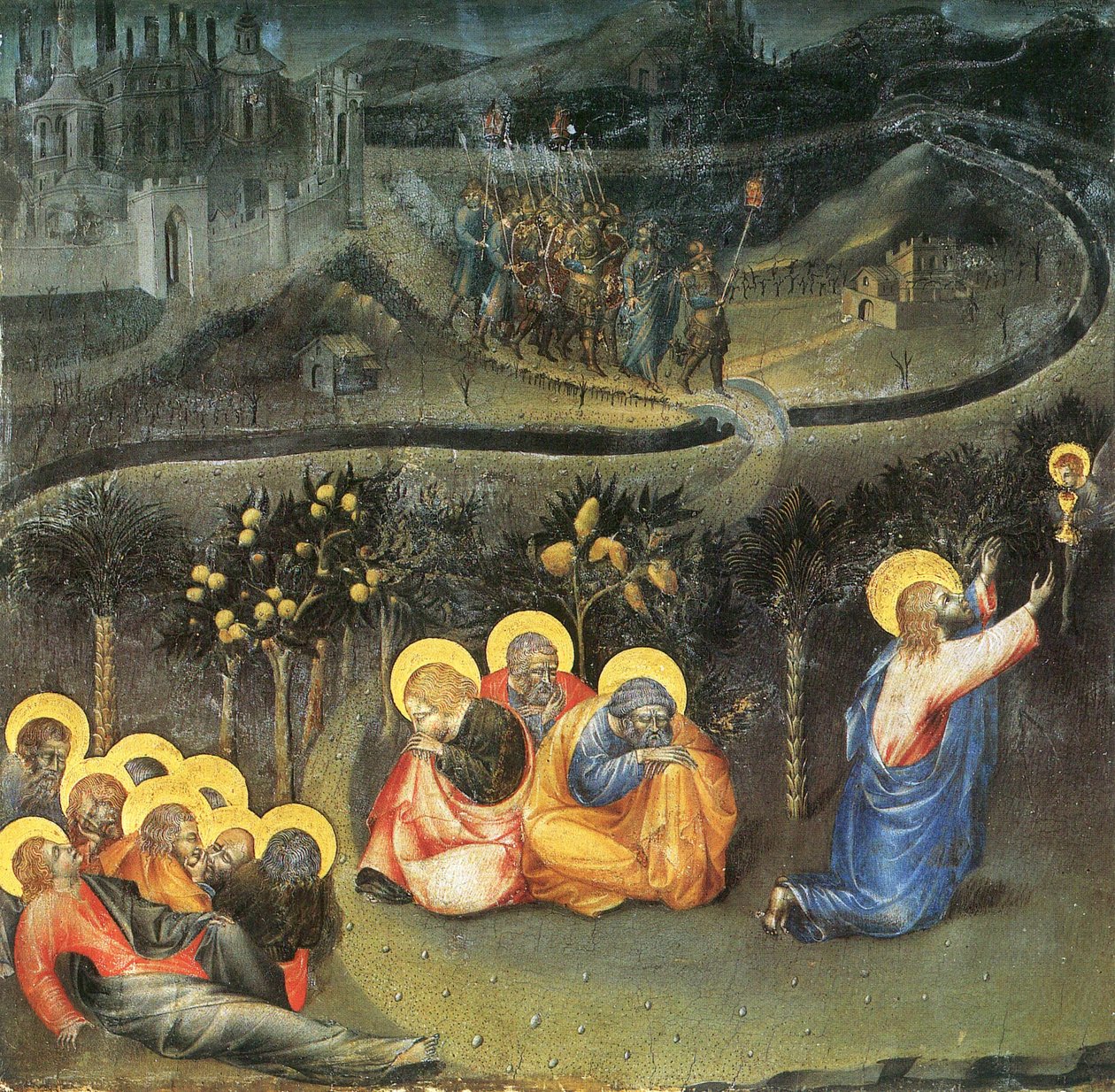 Christus im garten Gethsemane Jan z Pavla od Giovanni di Paolo