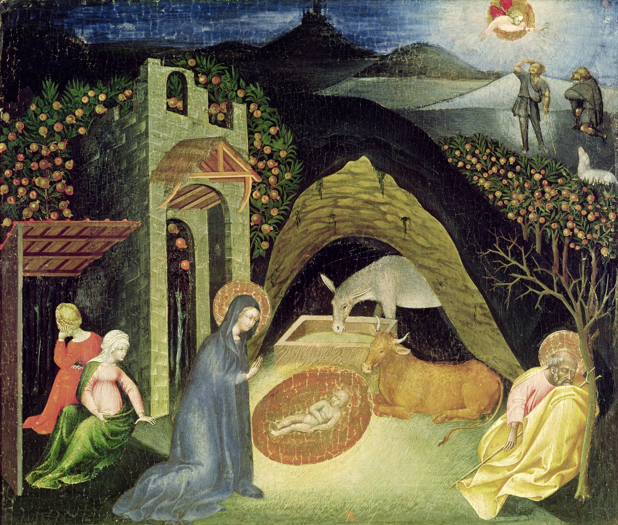 Narození Páně od Giovanni di Paolo